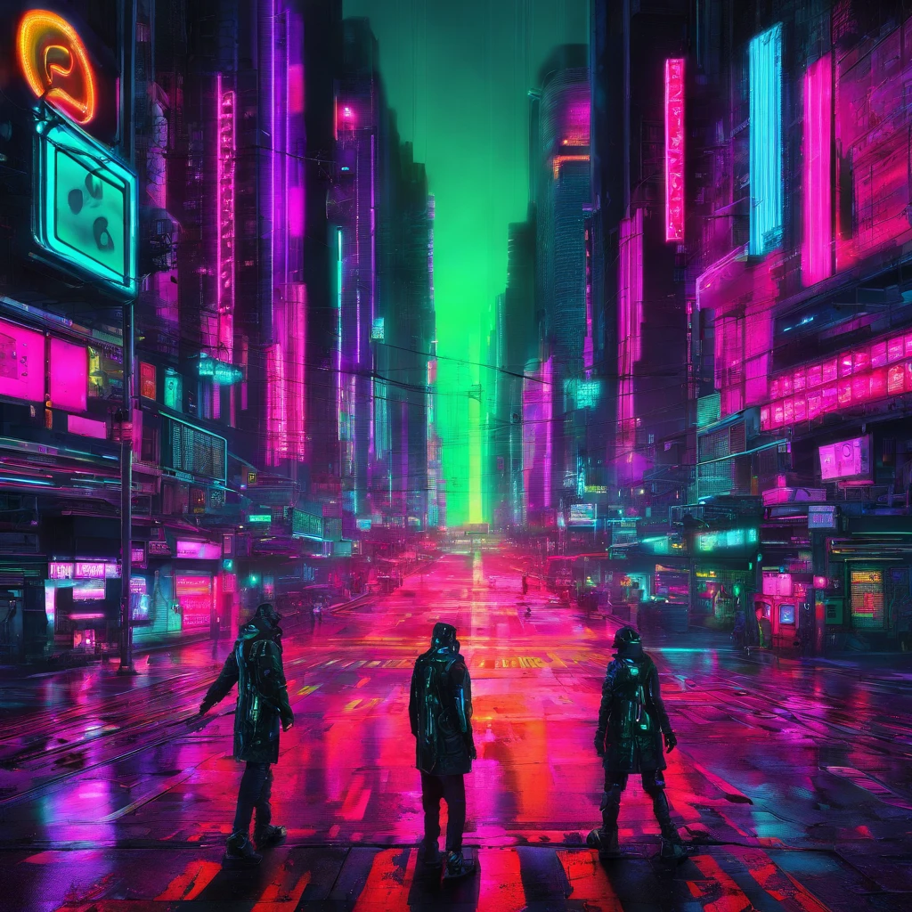 Pedestrian traffic light、psychedelic