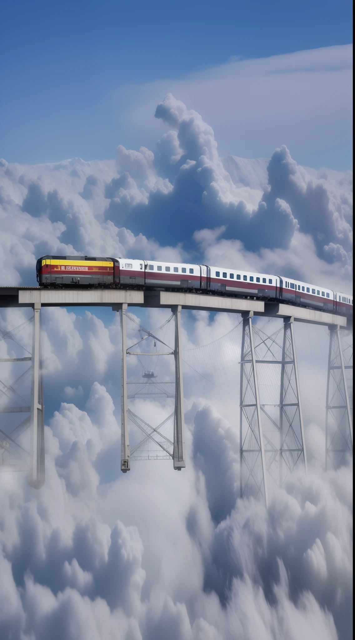 train above the clouds