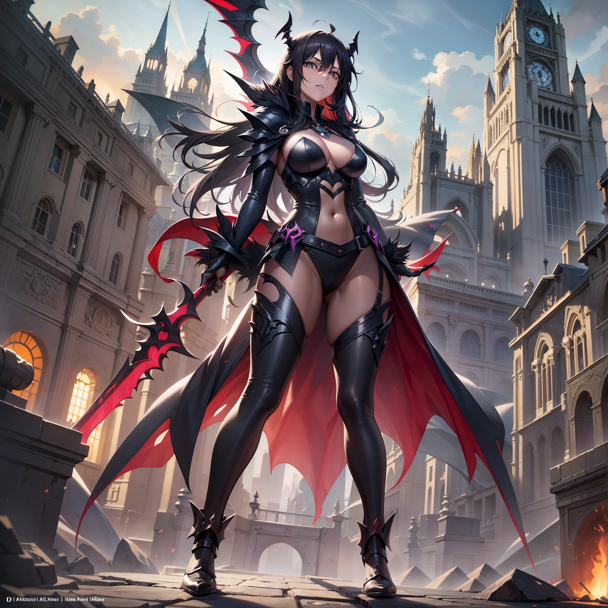 ((Finest quality)),(超A high resolution),(ultra-detailliert),((Best Anime)),sharpnes,Vivid:1.1,The art of astounding depiction,Fantasyart,Fantastic background,creepy atmosphera:1.6,hellfire:1.2, (Female Grim Reaper,)Thin laughter:1.4,Dark eyes:1.1 dirty black robe:1.6,Deathscythe:1.6,Dynamic poses:1.4