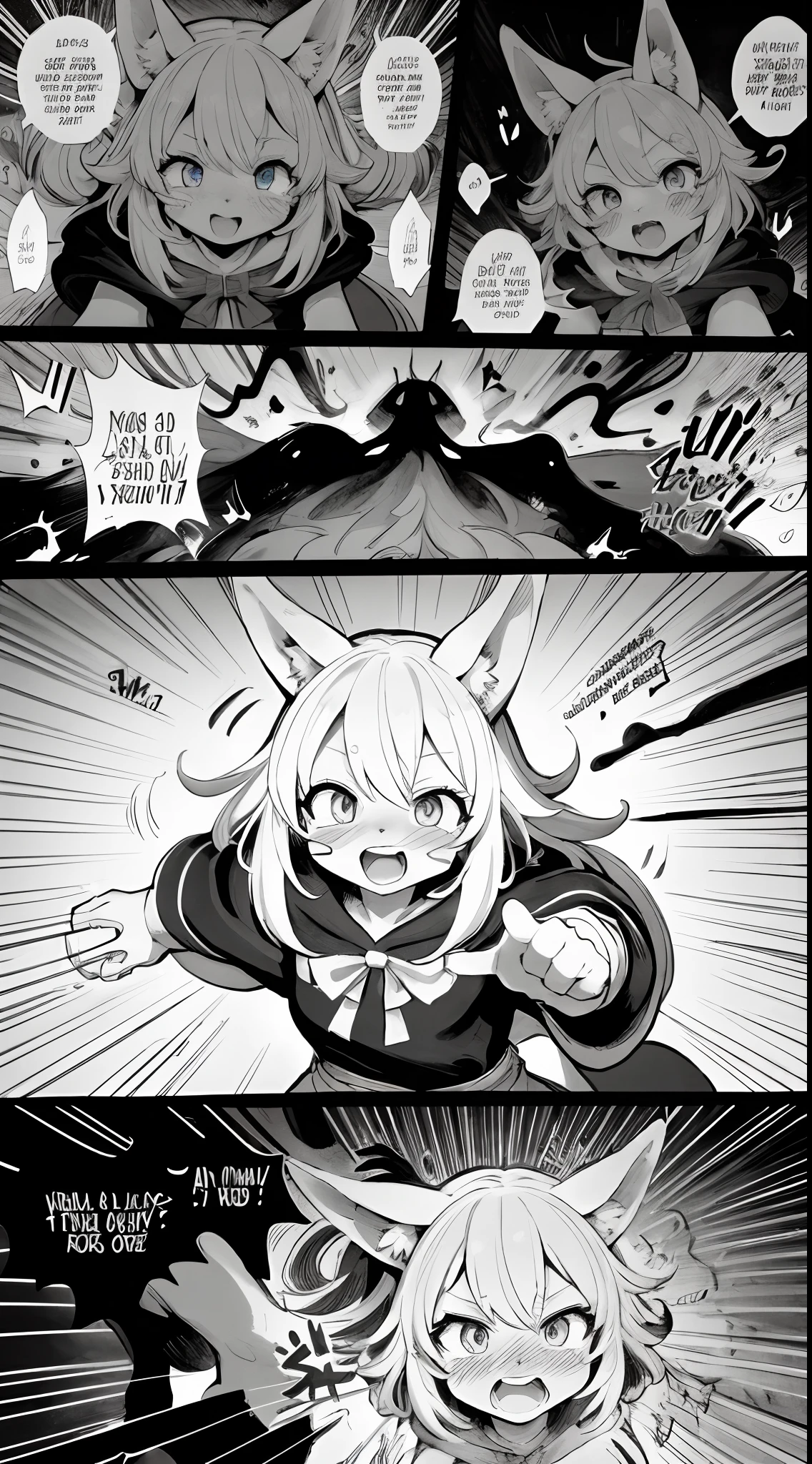 1 female,(Being surrounded by multiple goblins during a battle、Attacks on women),Goblin in heat,monster,(Are crying),((Torn clothes)),(On all fours),Dynamic pose,Dynamic Angle、Creampie、rape、、Hand and foot restraints、、good、Penis entering the vagina、Goblin hugs woman from behind、Your thorns、shabby、Ejaculate a large amount of sperm、Makima