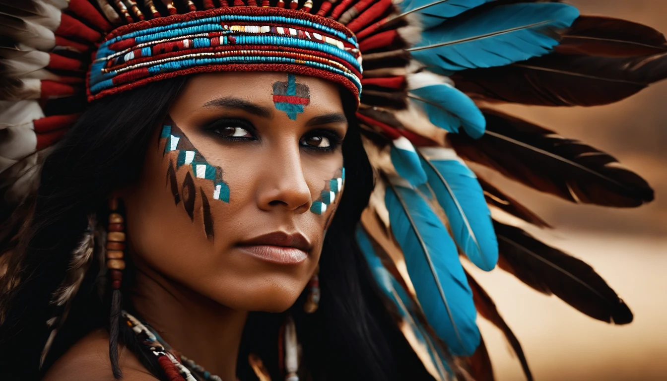 (((realistic photography))),, full body portrait, full shot,  beautiful young woman, (mix of Native American and New Zealand and Japanese women), feathers, plume,  looking at viewer, abstract bodypainting, whole body painted, bodypainting with a Native American theme, painted face ,, colorful abstract bodypainting,, (RAW Photo, cg unity, photography, ultra realistic details, sharp focus, detailed skin,4k, high-res, masterpiece, best quality, realistic, vibrant:1.2),, (8k,4k, UHD, high resolution, professional, cinematic, movie, dramatic),, (anamorphic depth of field blur background), detailed background, nudity, nudity, nudity, detailed body, detailed breats, 