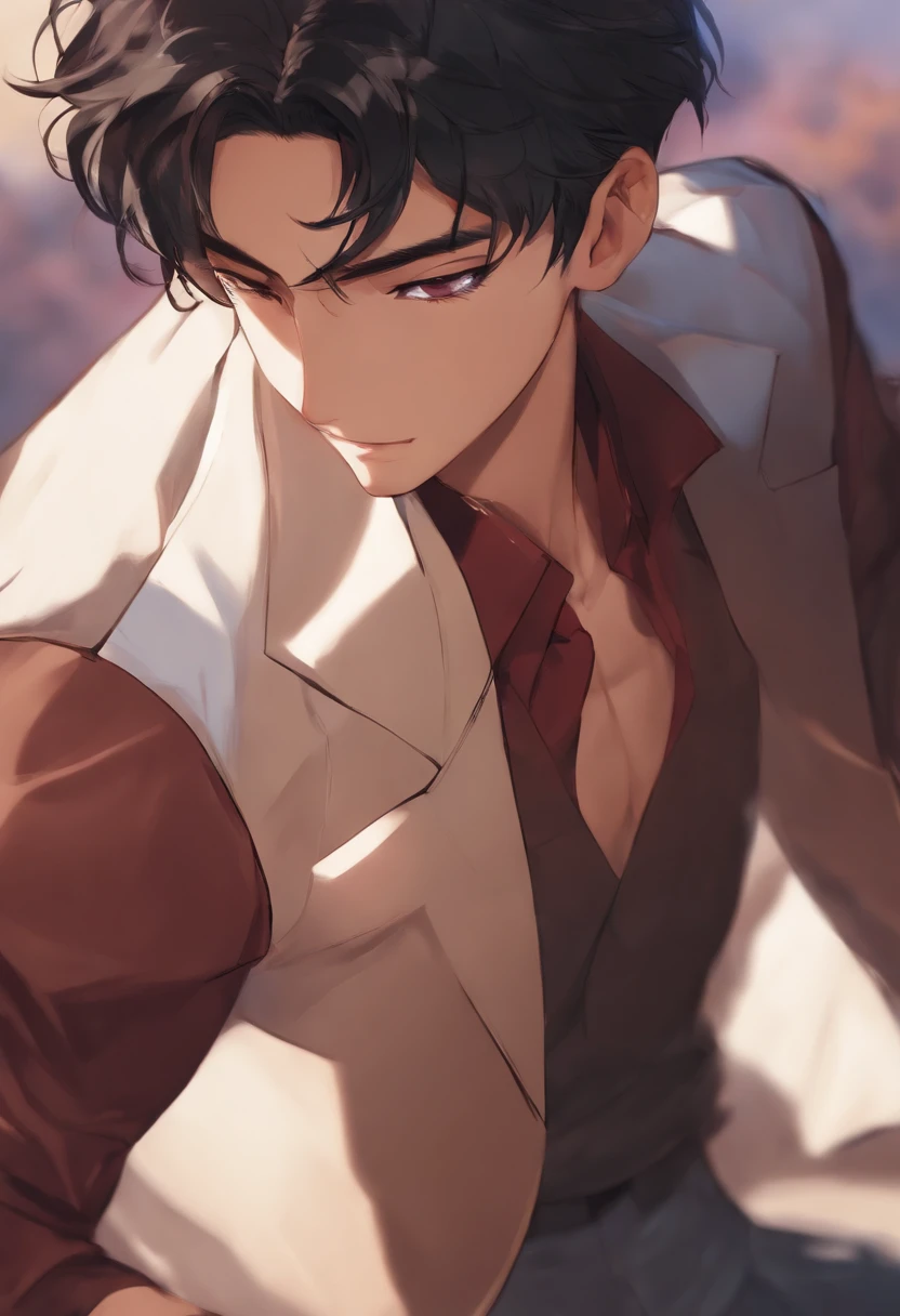 5Male in his 0s asian human 1A smile BigEyes90s Style Anime Retro