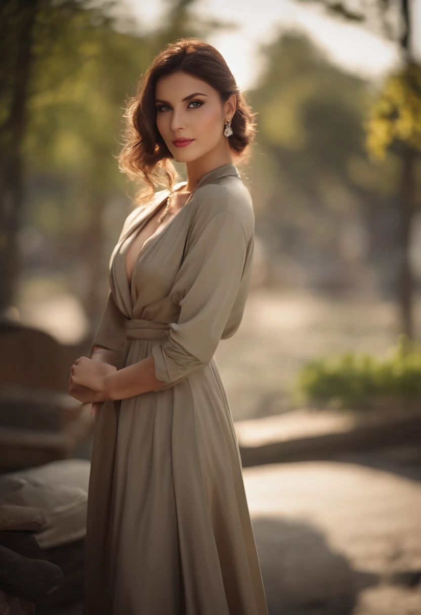 (Best quality, 8k, Masterpiece :1.3)), 1girl, beautiful woman with emphasis on slim abs: 1.3, (casual hairstyle, big breasts: 1.2), casual wear: 1.2, interior, ultra-detailed face, delicate eyes, double eyelids, soft breasts, smile, exposed cleavage
