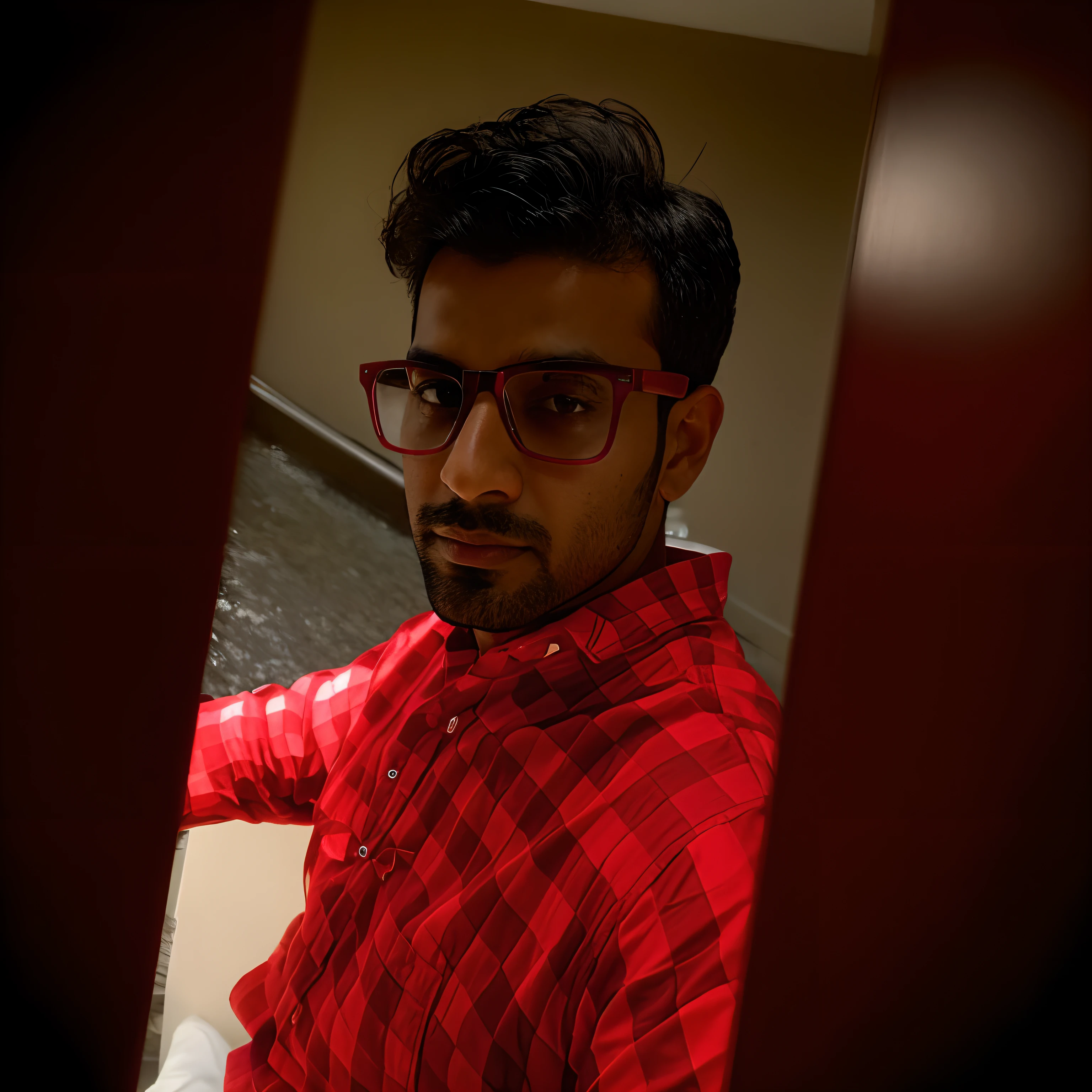 arafed man in a red and black shirt taking a selfie, very very low quality picture, 8k selfie photograph, selfie photo, with accurate face, low quality photograph, very clear picture, inspired by Saurabh Jethani, selfie, with lovely look, taken with the best dlsr camera, khyzyl saleem, candid picture, very accurate photo