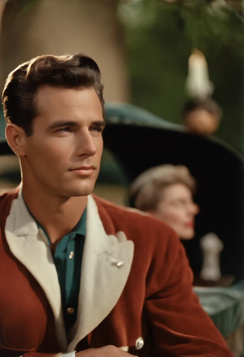 a handsome american man of 1950