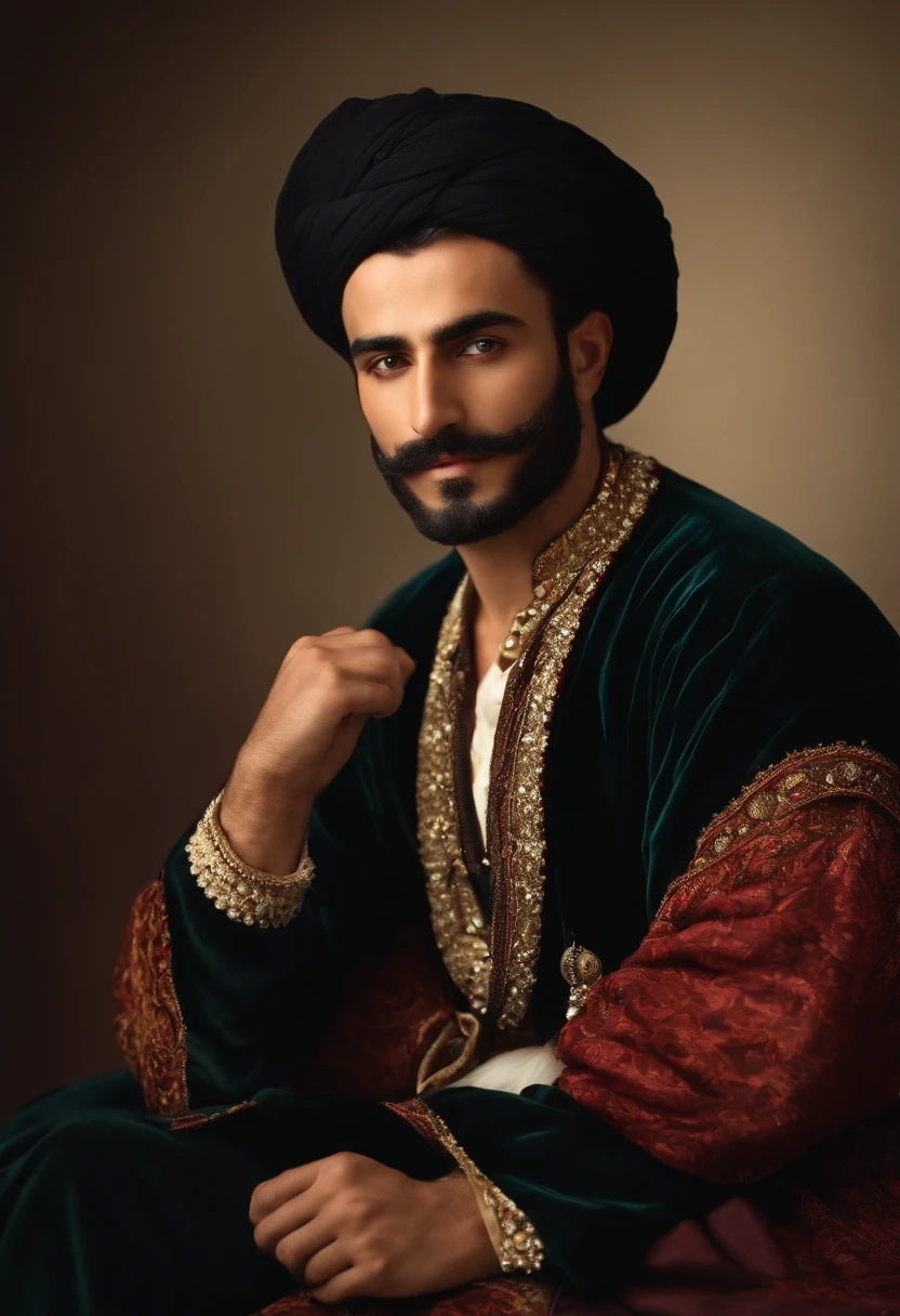 a handsome turkısh man of 1800