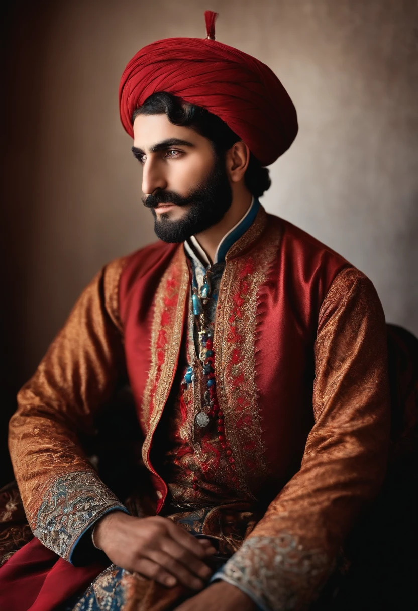 a handsome turkısh man of 1800