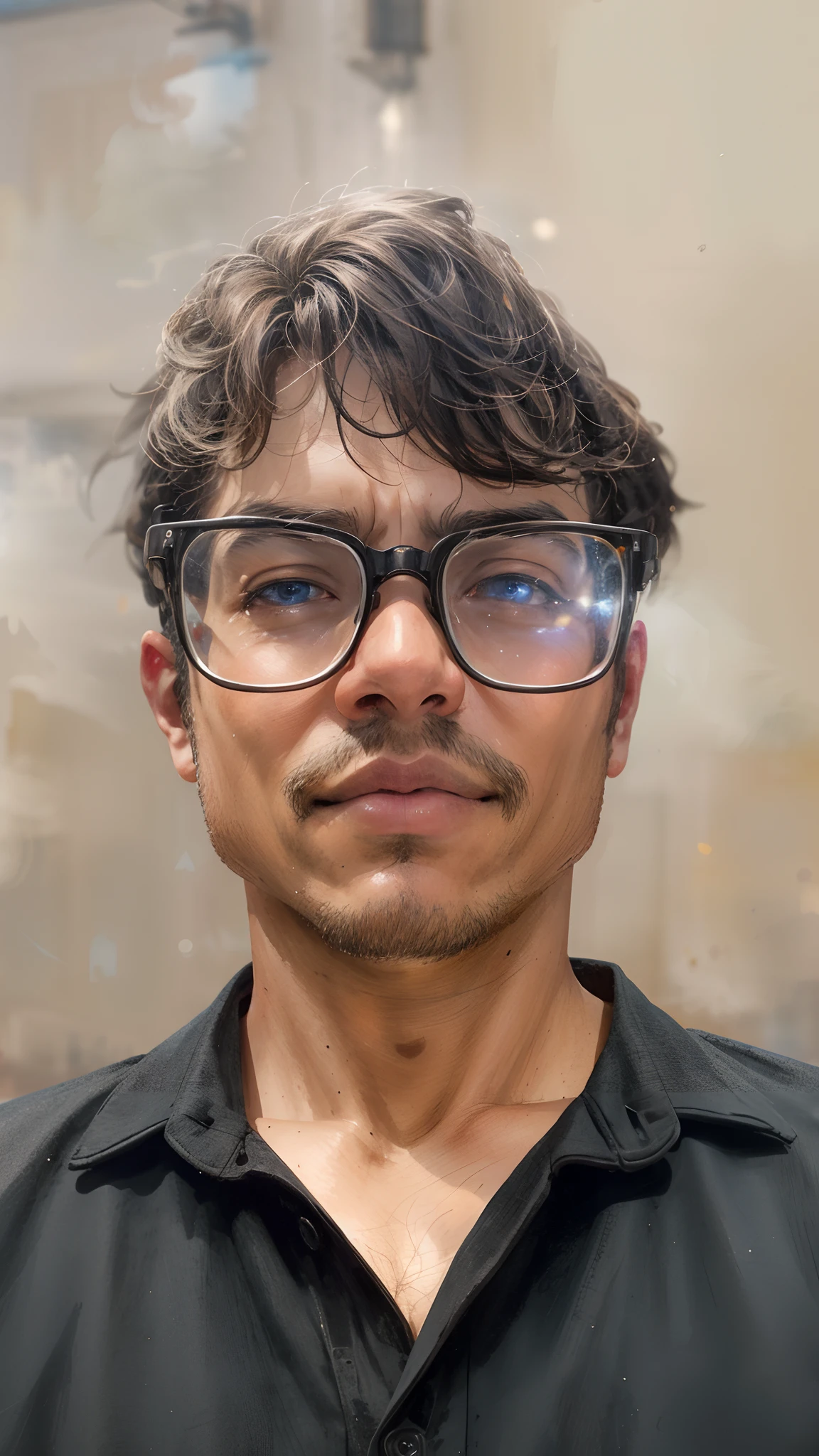 Portrait photo of a handsome male full body photo, perfect eyes, wearing a shabby mecha coat, ((light bokeh)), intricate, (steel metal [rust]), elegant, sharp focus, photo by Greg Rutkovsky, soft lighting, bright colors, masterpiece, (street)), detailed realistic face, close-up of the face