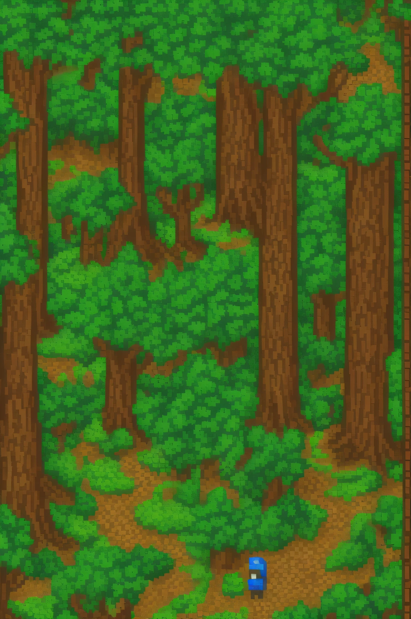 forest, pixel art