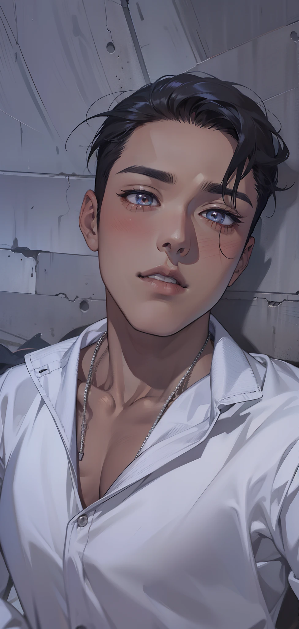1 boy, jock, 25 years old, teen boy, universitary, handsome pale, mature, jock young man, smooth red skin, very smooth, Joo-Jae Kyung, teenage boy, black hoodie, sexy, blushing, front face, yaoi. dominator,  face, intimidating boy, black medium hair, manhwa style, mingwa, BJ Alex, Jinx, sexy, Blushing, dominator, Smooth Contour, Manhwa, bright eyes, front face, 1 boy, manhwa, mingwa style, BJ Alex, Jinx, naturally, manly guy, front face