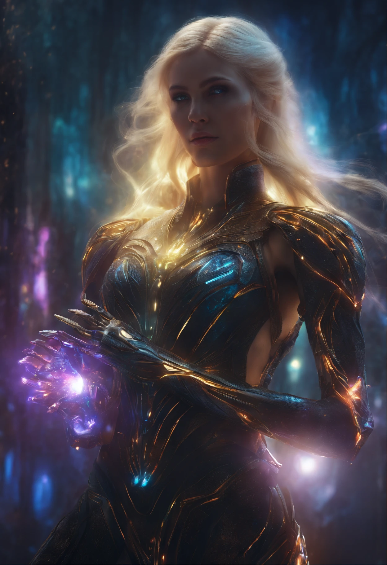 there is a woman standing in front of a giant monster, kylie minogue as barbarella, scene from dune 2 0 2 1 movie, still from movie dune, movie still of the alien girl, from a 2 0 1 9 sci fi 8 k movie, film still from dune 2020, barefoot beautiful girl alien, 1 9 8 9 movie still --auto --s2