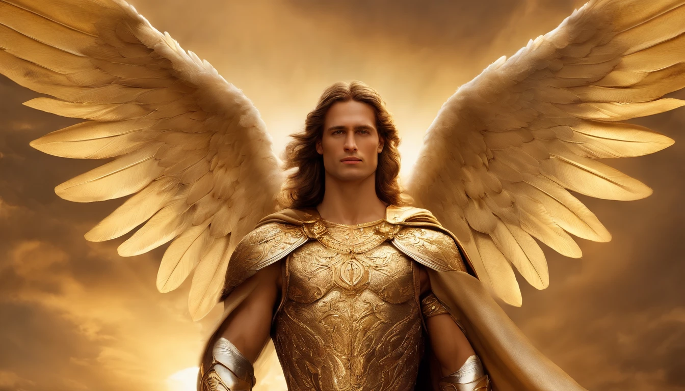 Homem romano realista beleza masculina nariz fino labios carnudos queixo qyadrado diamante. With angel wings on golden heads. Corpo completo virilha volumosa penis grande mala volume sexy
