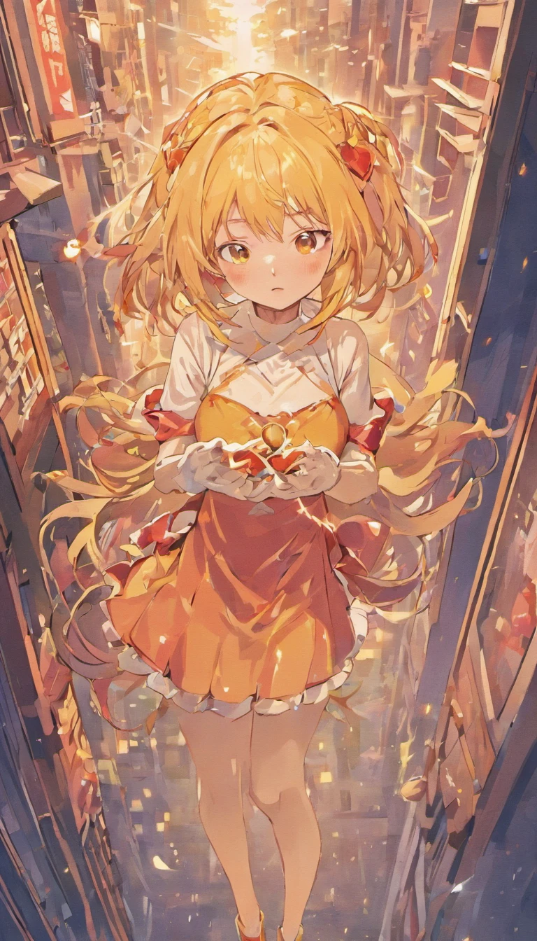 Absurd resolution, high resolution, (masterpiece:1.4), ultra-detailed, 1girl, wide-angle lens distortion, shy, sitting, sexual invite expression, in the glass room, thighs, hand between legs, about to cum, leg together, cute, one eye closed, heavy breathing, leaning forward, captain marvel, short blonde hair, has vibrator in, long Chinese dress