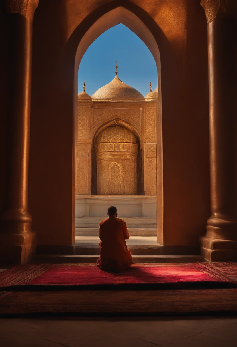 A person in prayer and in tune with God