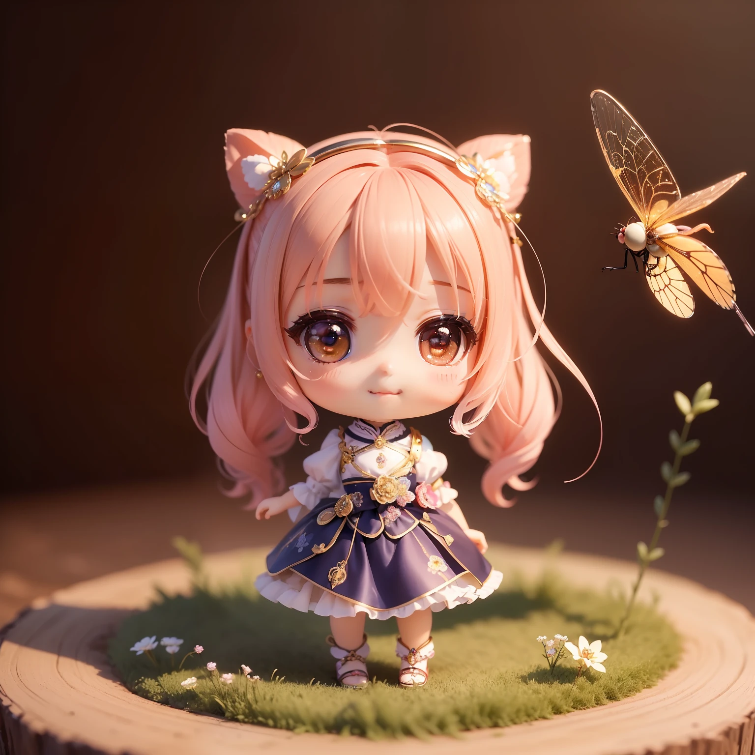 (((Chibi 3D))),Very cute and beautiful chibi anime cowboy costume style 🤠,🐎,🌌Background, Full body, Jumping, Highly detailed face and eyes, Clearly outlined, Solo,Chibi 3D.