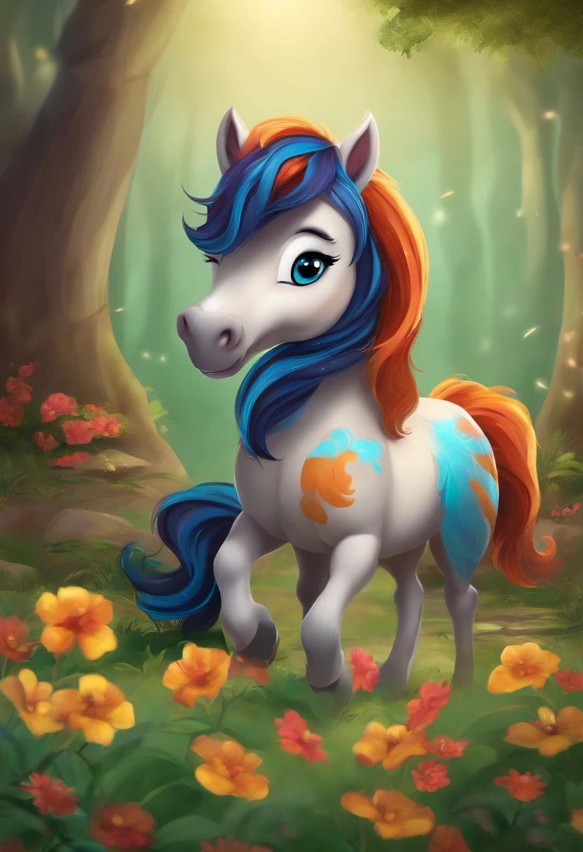 cute cartoon horse