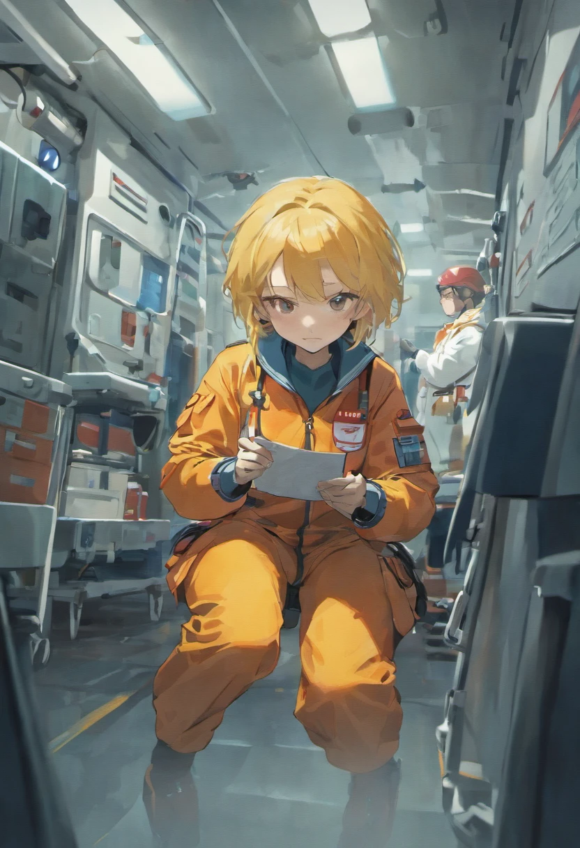 A scene depicting the spirit of Emergency Day

Tags: (best quality, 4k, 8k, highres, masterpiece:1.2), ultra-detailed, realistic:1.37, portraits, vivid colors, studio lighting, professional, emergency services, medical care, dedicated professionals, teamwork, life-saving efforts, ambulance, paramedics, doctors, nurses, heroic actions, intense focus, high-pressure environment, urgency, equipment and tools, first aid, caring for patients, efficient communication, fast response, saving lives, gratitude, pride, community support, public awareness, celebration.

Please note that the prompt is organized in order of importance, starting with the essential elements and gradually expanding into additional details. The prompt includes tags related to the image subject, materials, additional details, image quality, art style, color tone, and lighting, following the given requirements.

The prompt aims to generate a visually captivating and emotionally impactful image that represents the dedication and heroism of emergency medical professionals on Emergency Day. first aid ambulance