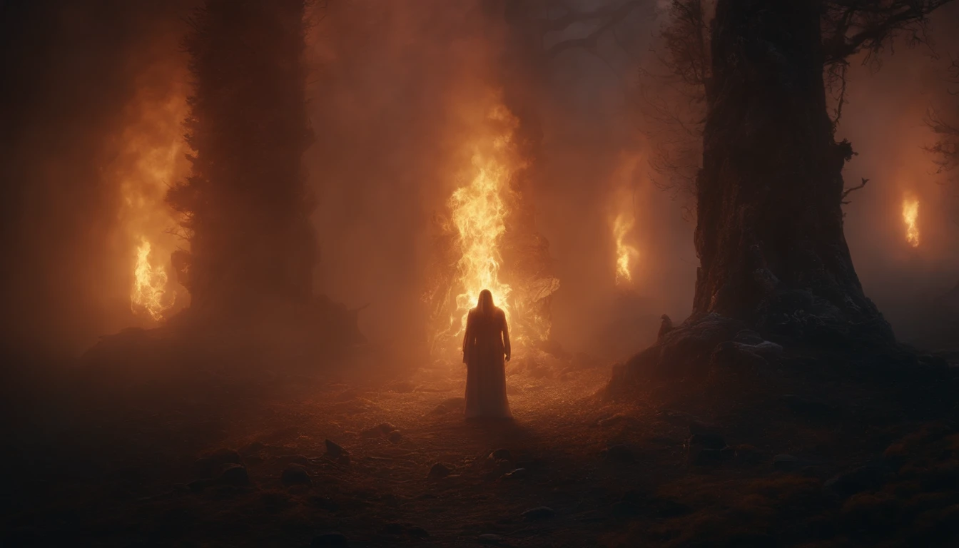 spirits of the dead trapped in purgatory, UHD, 8K resolution, superfocus
