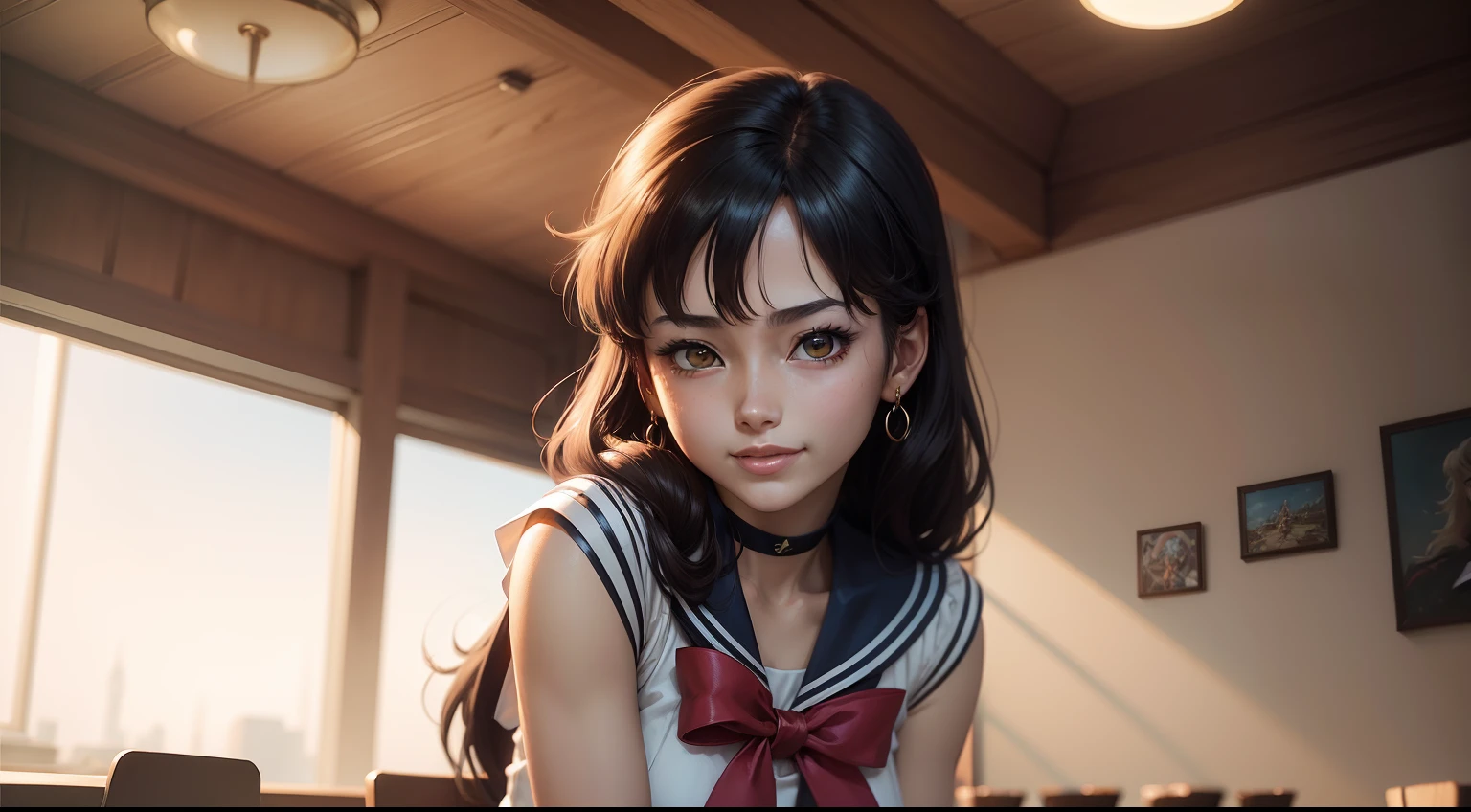 (Very detailed), (masterpiece), (Highest quality), (Super detailed), (Best illustrations), (Best Shadow), (Absurd), Mid-chest, Detailed hands, Sailor Mars,I'm injured、On one knee、Crippling、Her costume is torn and her skin is showing、Bleeding、enduring pain、Hands tied、Fighting Alone、Being attacked by mucus