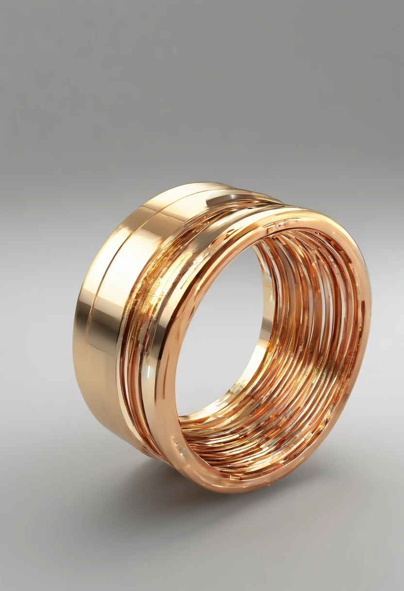 A hollow six-membered ring wrapped in lines