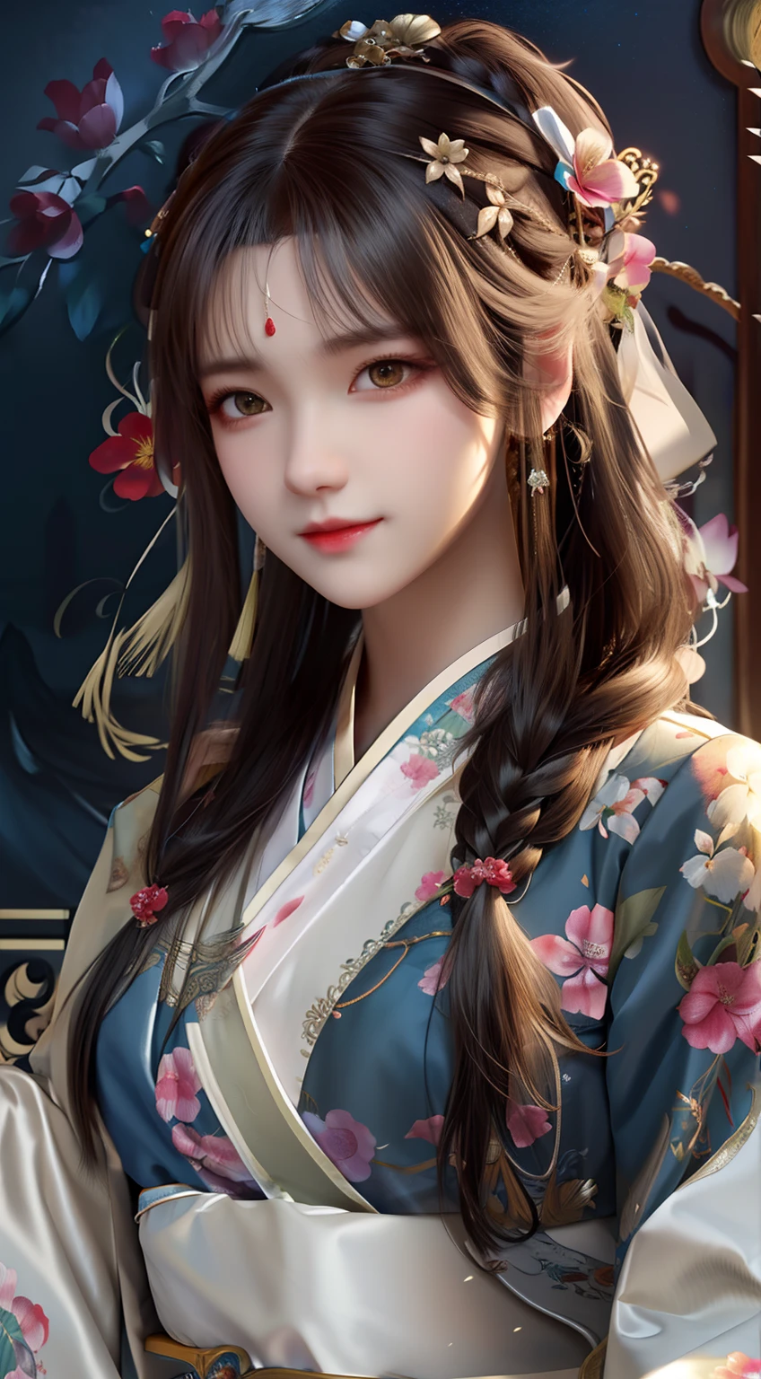 Realism, (Masterpiece, Top Quality, Best Quality), ((Wuxia World, Xiuxian, Chinese Wuxia,)), (1 Girl Solo), Close Up, (Gentle Eyes), (Ancient Chinese Clothes, Cyan Robe, Embroidered Collar Uesugi, White Big Sleeved Shirt, Streamers), (Hairpin, Long Black Hair), (Hanfu), Light Pink Lips, (Young), Earrings, White Skin, (Clear Facial Features, Detailed Skin Texture, Beautiful Face, Facial Highlight, Above the Waist Top), White Background, Standing, Slim Figure, 8k uhd, DSLR, soft light, high quality, high resolution, (very detailed CG unity 8k wallpaper)