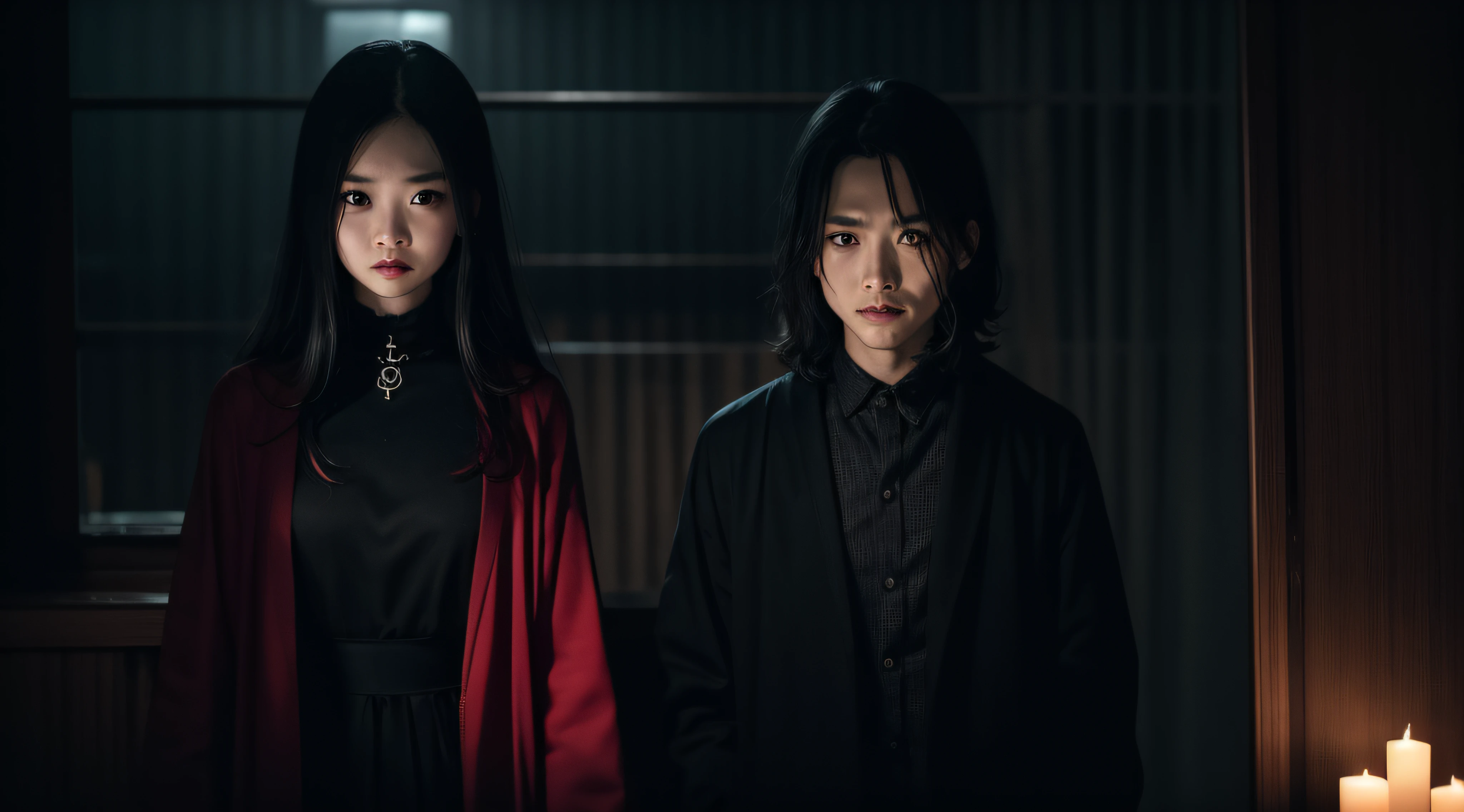 Haunted characters、Cute and scary、jpn、