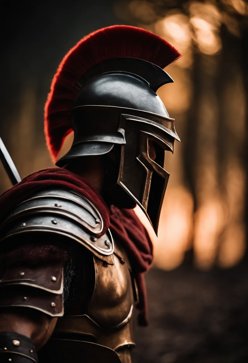 spartan warrior, Fighting , Bloody armor, Epic, 8K