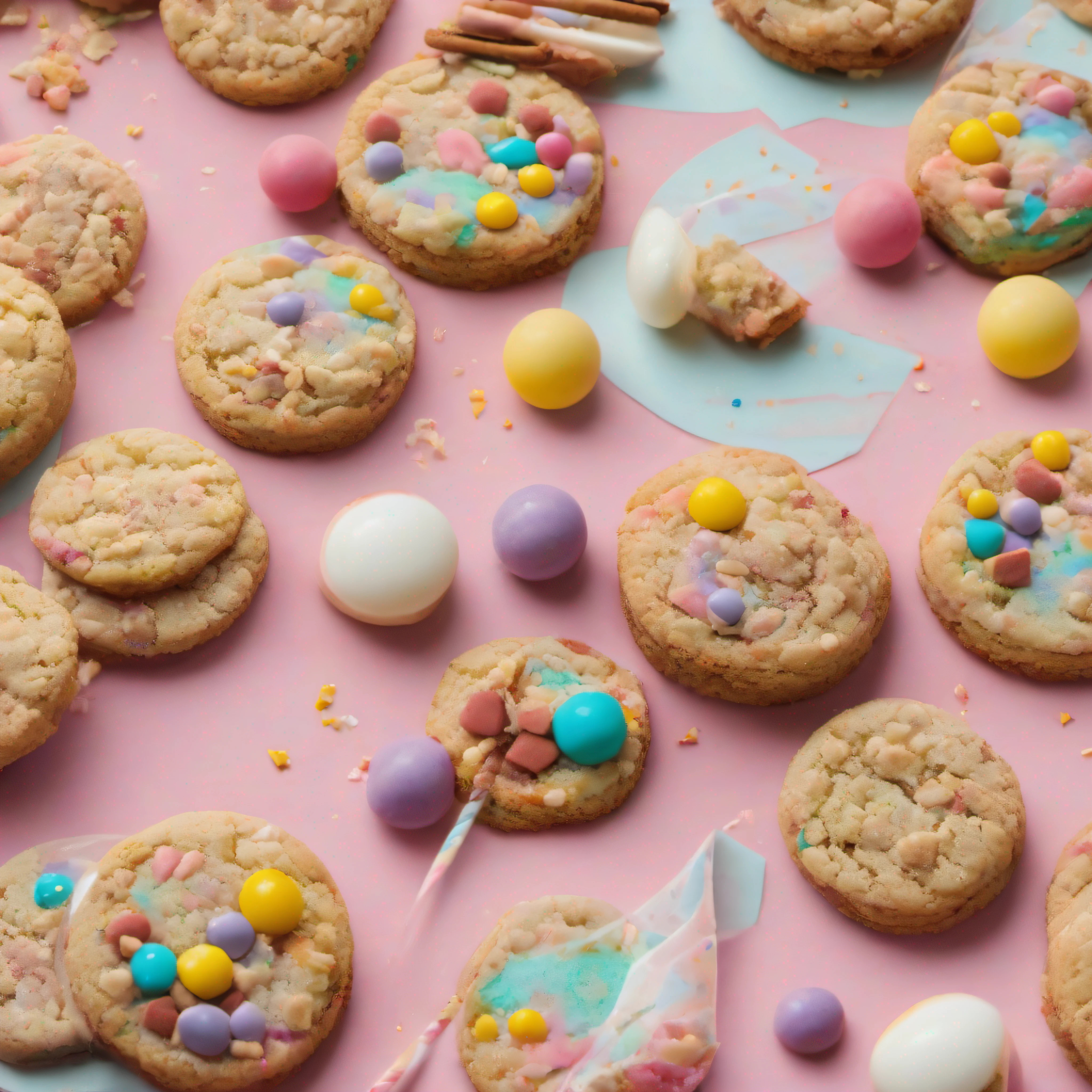 Crumbl Birthday Cake Cookies