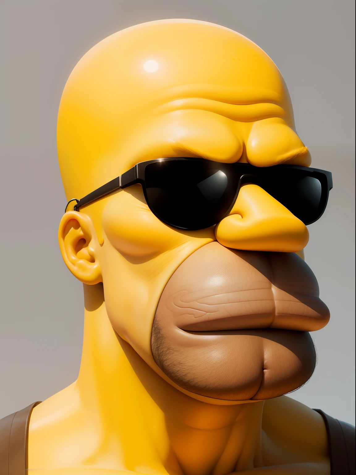 homer simpson with sunglass