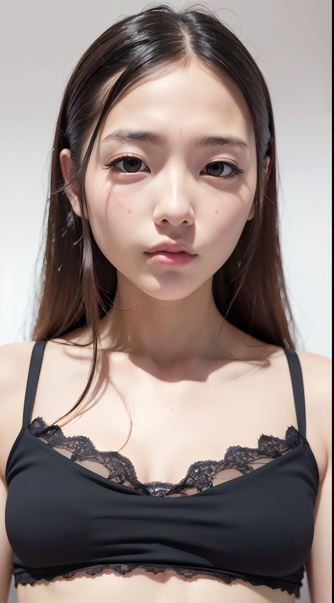 Facing the front、deadpan、face forwards、(8K、RAW、proffesional、top-quality、masterpiece:1.2)、(realisitic、Photorealsitic:1.37)、The ultra-detailliert、(portlate)、(Highest Detail Skin:1.2)、(Highest Detail Face:1.2)