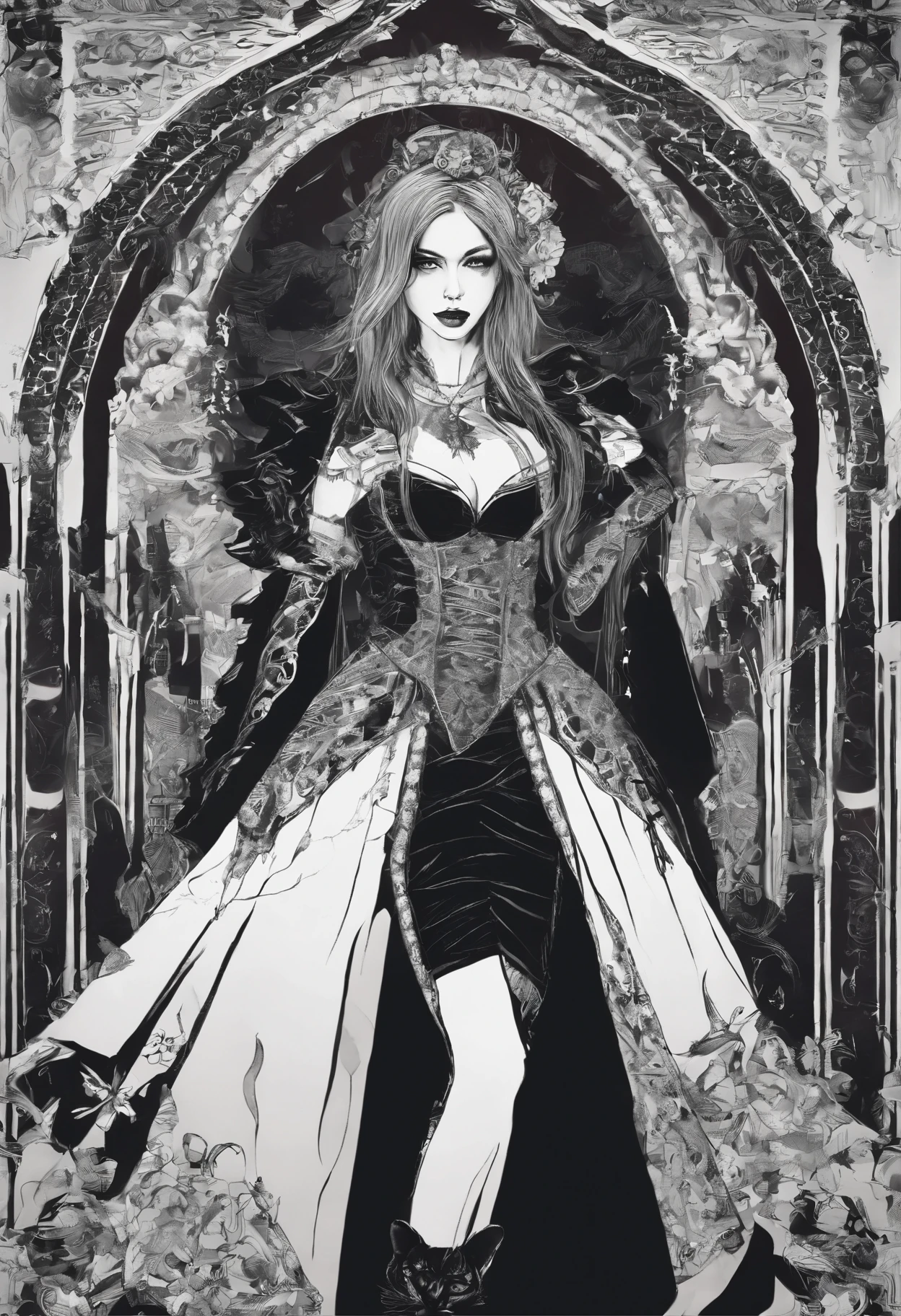 a princess the royal highness of badassery with a fierce wild side to her, adoring her personality with a punkrock rebel deminor out of control attire performing infront of a energetic crowd her resolve