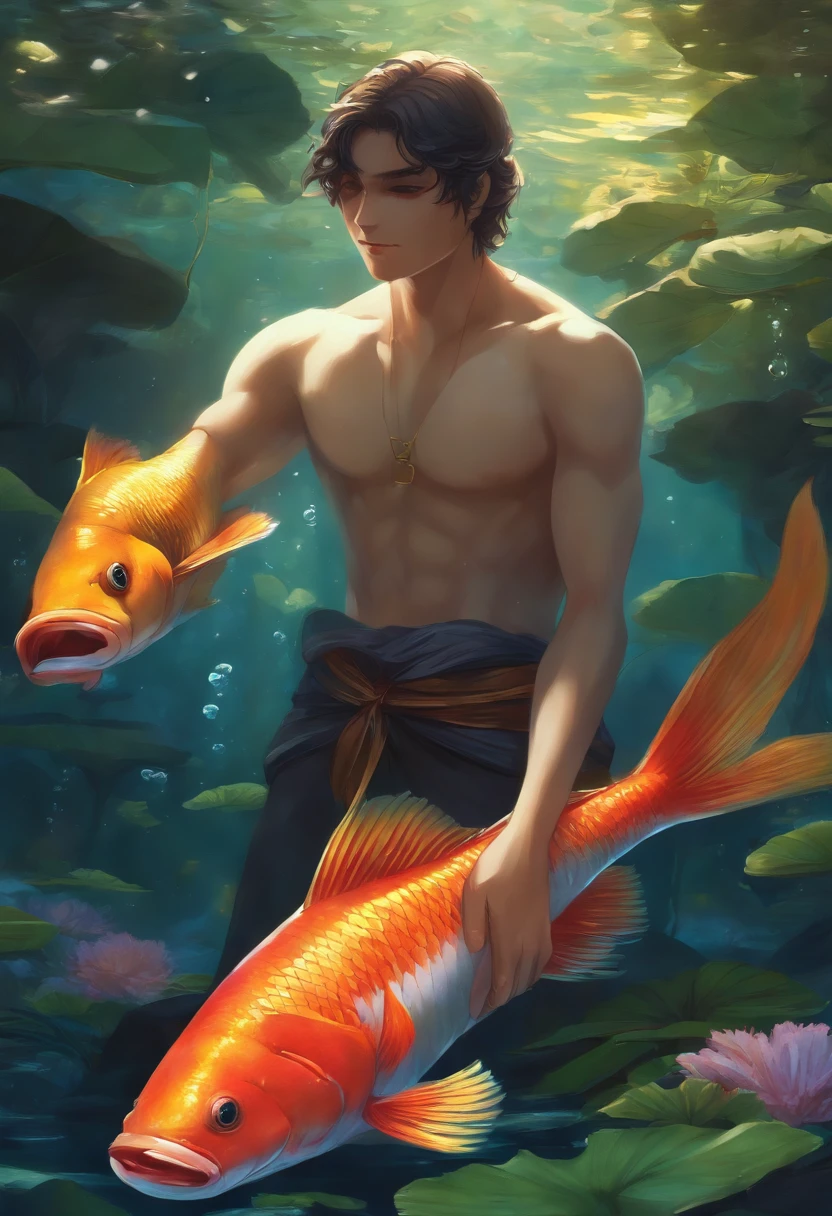 anime, Criatura simbionte entre um homem e um peixe baiacu