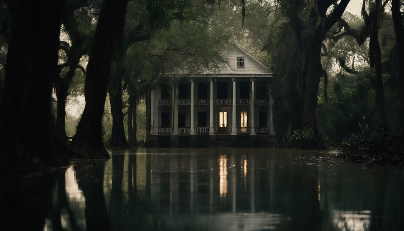 flooded village plantation