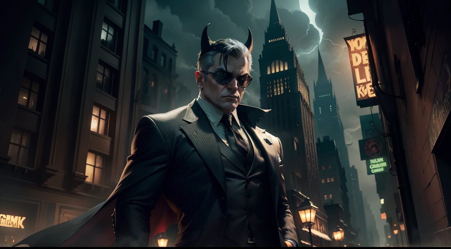 Gotham City, Corruption, Crime, Decadent, Dark alleys, Iconic villains, Complex