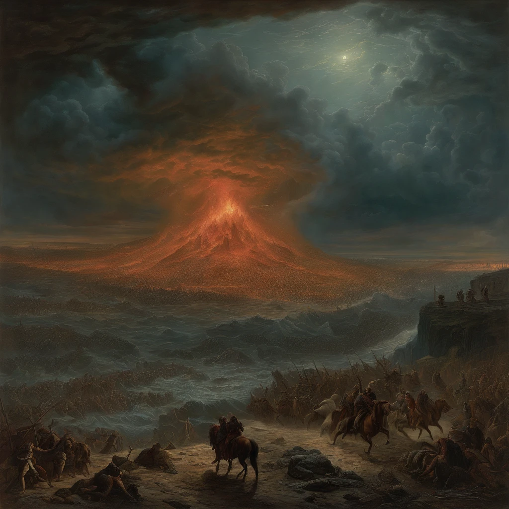Apocalypse: the final battle, illustration by gustave dore