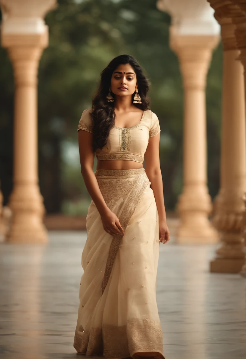 Hot indian girl with beautiful body structure looking like rashmika mandanna