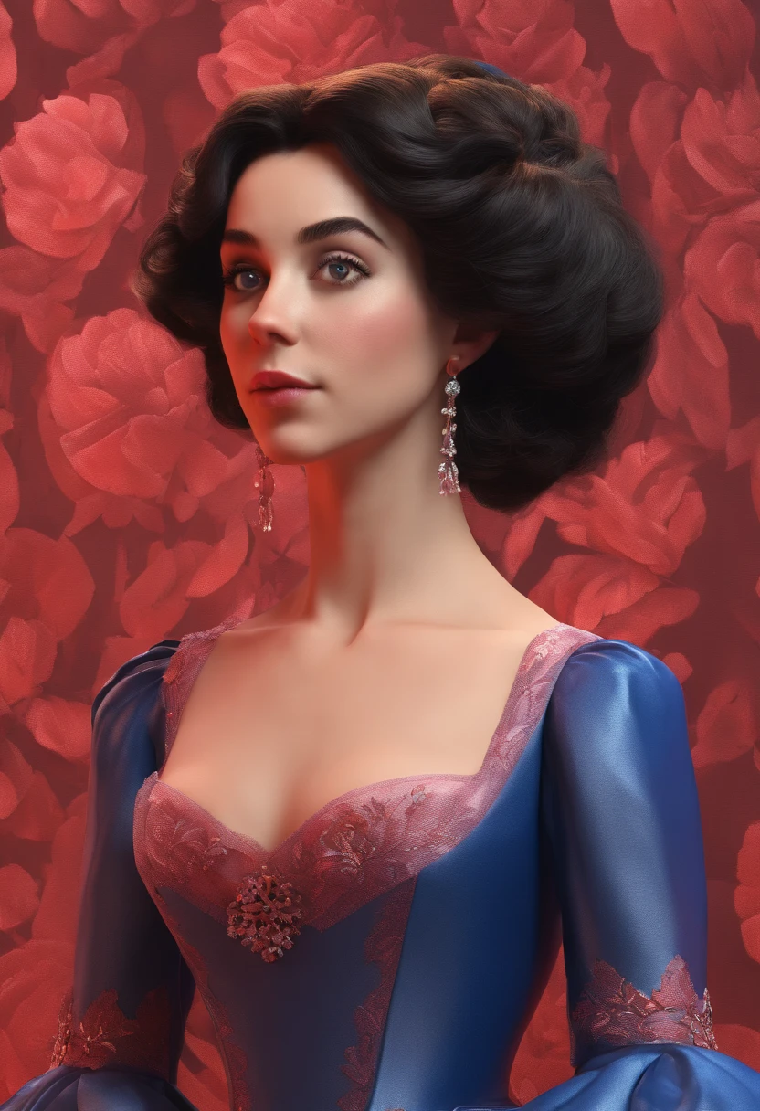 sombras, darkeness, oona chaplin, vampira, blue dress 18th century, rosa vermelha, galeria de arte sombria