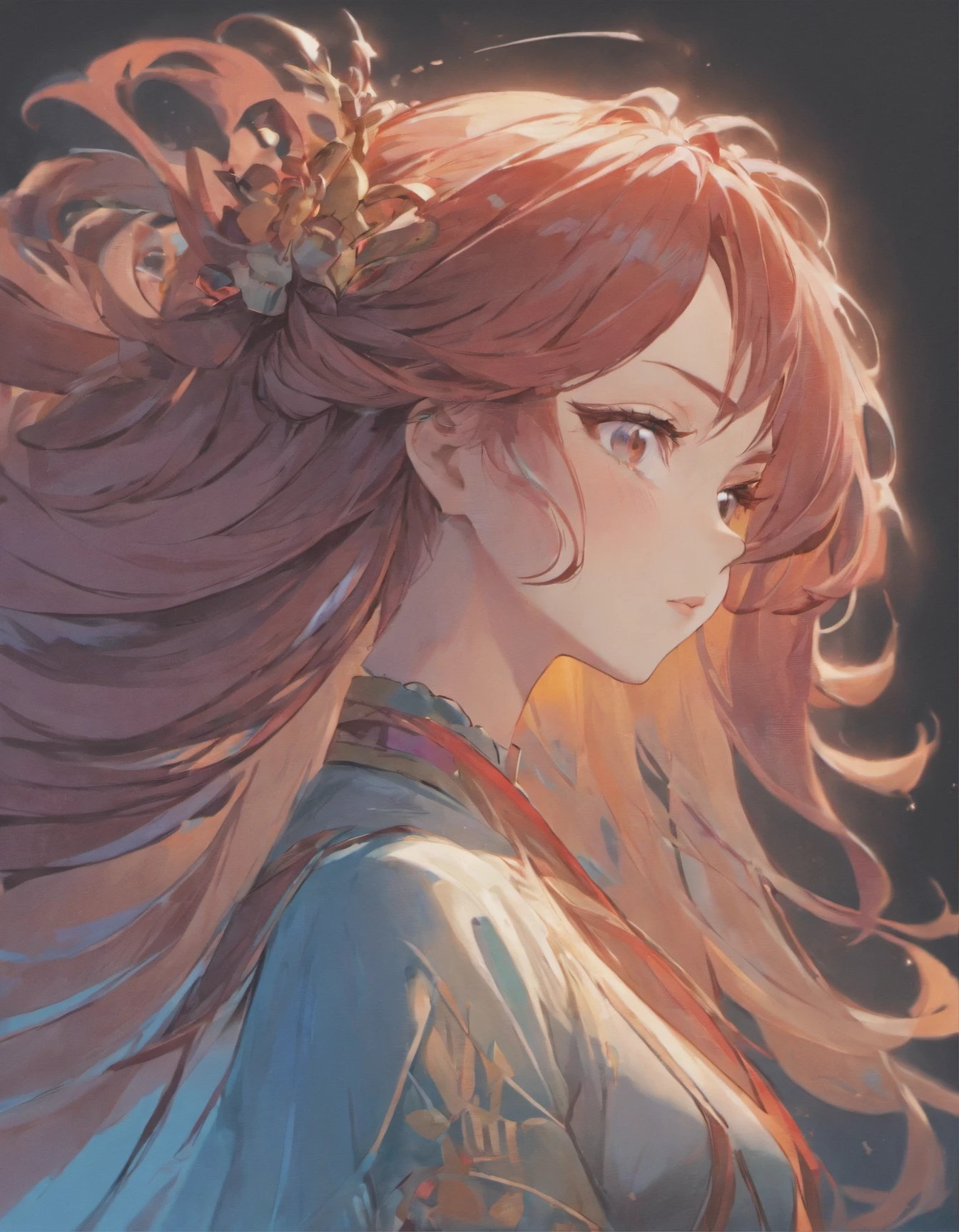 Imagine a stunning artwork of a woman with luxurious, flowing hair, drawing inspiration from Feng Zhu's concept art. This woman's portrait exudes a captivating allure, evoking the 🤤 reaction you desire. The style is reminiscent of stu_dts and krenzcushart, with a focus on intricate details.

The sketch portrays her in a classic anime style, created by a talented Korean artist, highlighting Nezuko's influence. The lines are predominantly black, creating a striking contrast and emphasizing her elegant headshot profile.

Her expression is undeniably seductive, with captivating eyes and lips, reminiscent of the captivating anime portraits you admire. The overall composition combines elements from Feng Zhu's concept art with the distinctive style of Artgerm, resulting in a mesmerizing and unique piece of art, with a smug confident face.