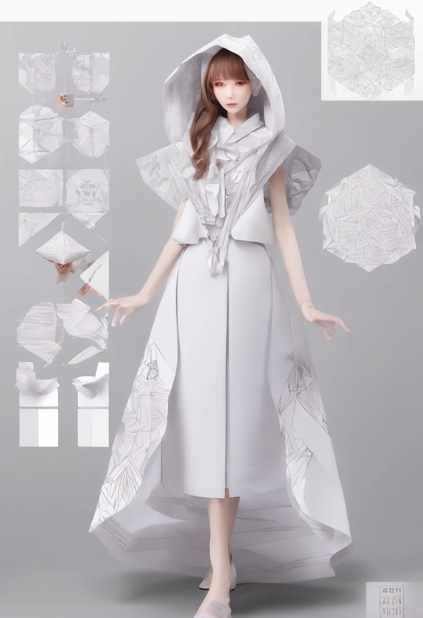(masterpiece), ultra-detailed, 3 views, front view, side view , back view, different hairs design, sketch, ((A character sheet:1.4)) or reference sketch of a girl, with sultan royal dress, long hair, glowing skin, pure look, ultra-realistic and sharp detail and intricate, intricate details, and style, simple background illustration