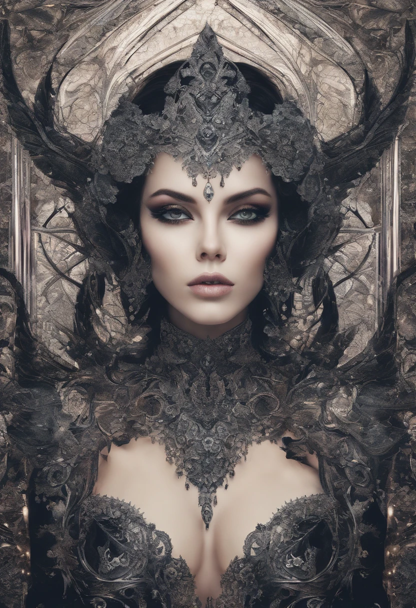 (masterpiece, top quality, best quality, official art, beautiful and aesthetic:1.2), (1girl), extreme detailed,(fractal art:1.3),colorful,highest detailed,(((succubus)))