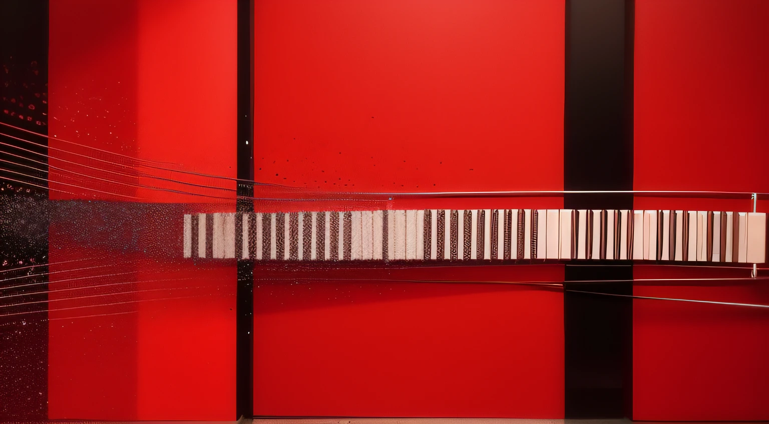 Red abstract music