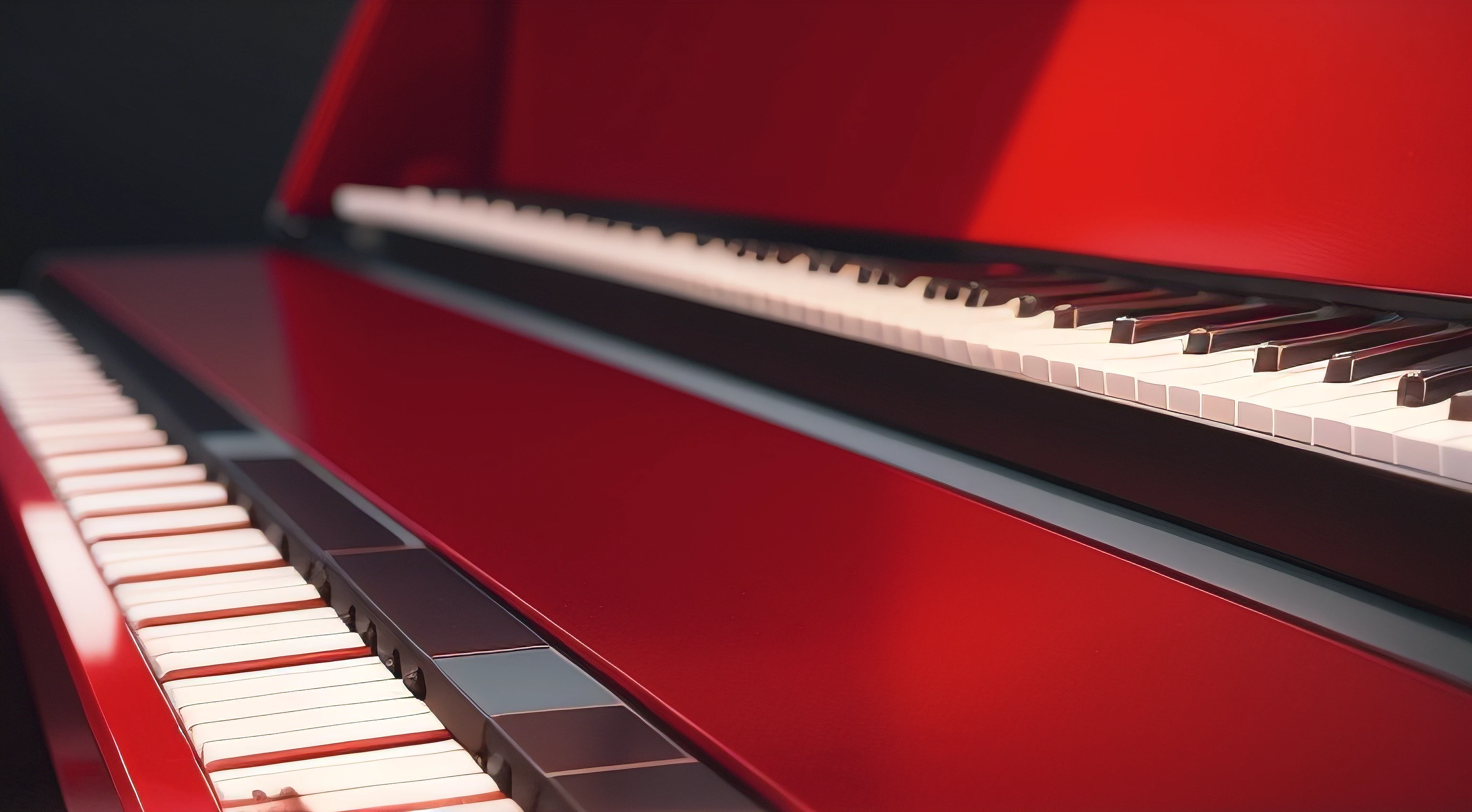 Red abstract music