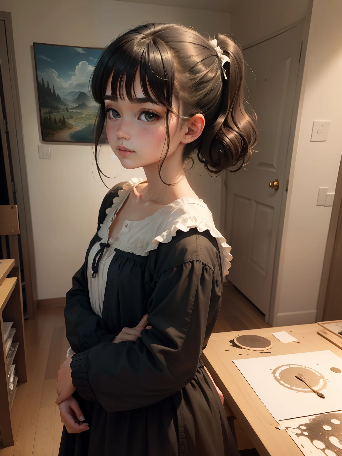 Make this picture as a painting