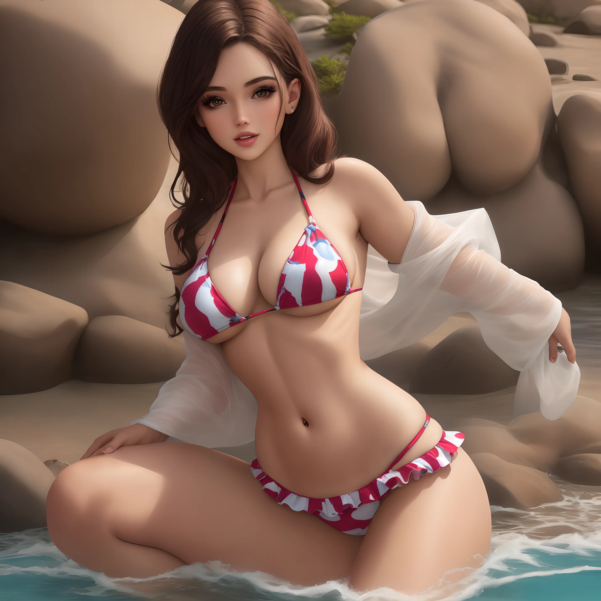 mulher de bikini gostosa