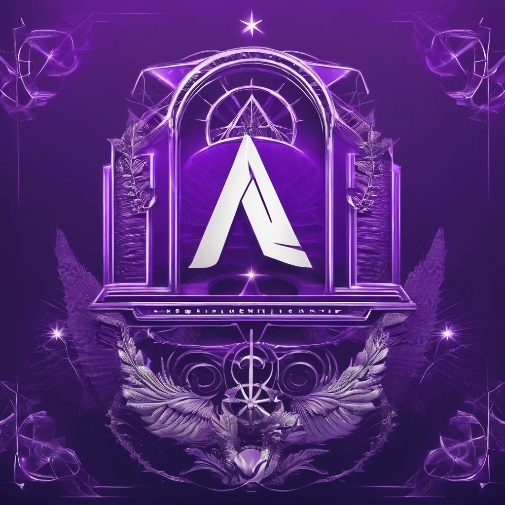 company logo, Corperate logo, [Company name: GoMining], [Company Initials: GMT], purple background, Cypto, Cyperpunk, Cryptopunk, White logo, simple, 3d lineart