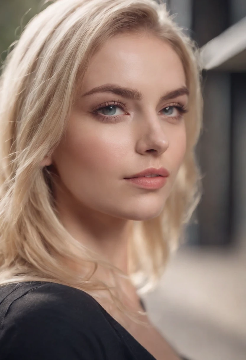 beautiful blonde woman