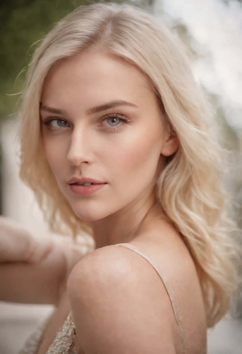 beautiful blonde woman