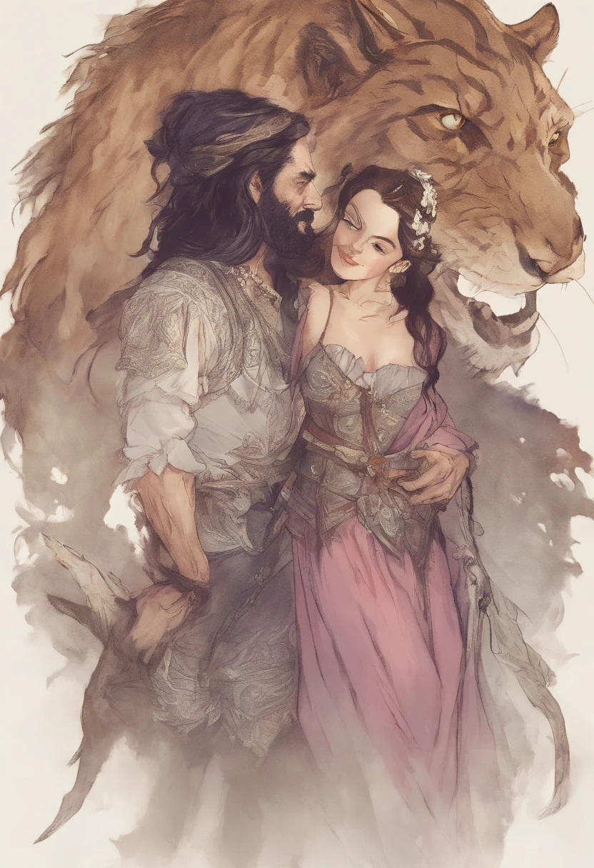 Fantastically detailed photography of a young Vivien Leigh hugging it out with the Predator, high resolution face, high resolution face,Anti-Aliasing, FXAA, De-Noise, Post-Production, SFX, insanely detailed, realistic, super detailed, 8k resolution, full body