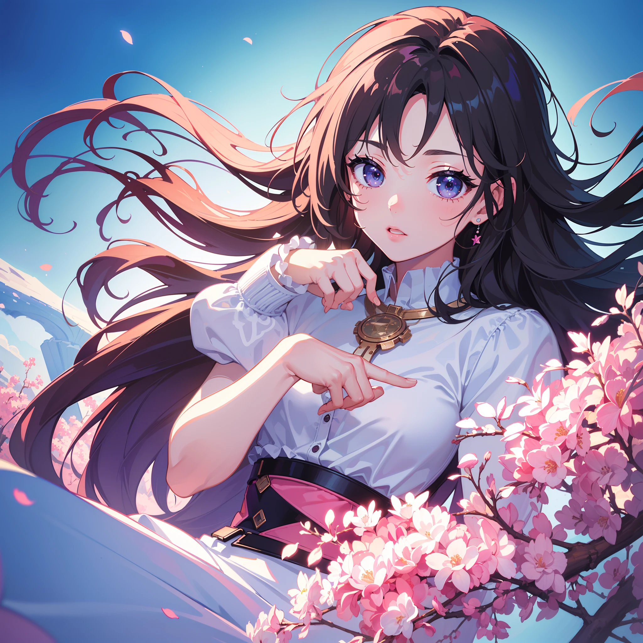 ((Best Quality, 8K, Masterpiece: 1.3)),((Amazing detail: 1.2)),((illustration: 1.1)),vaporwave,pink,dreamy,lofi style,distort,computer,film grain,amazing painting art,