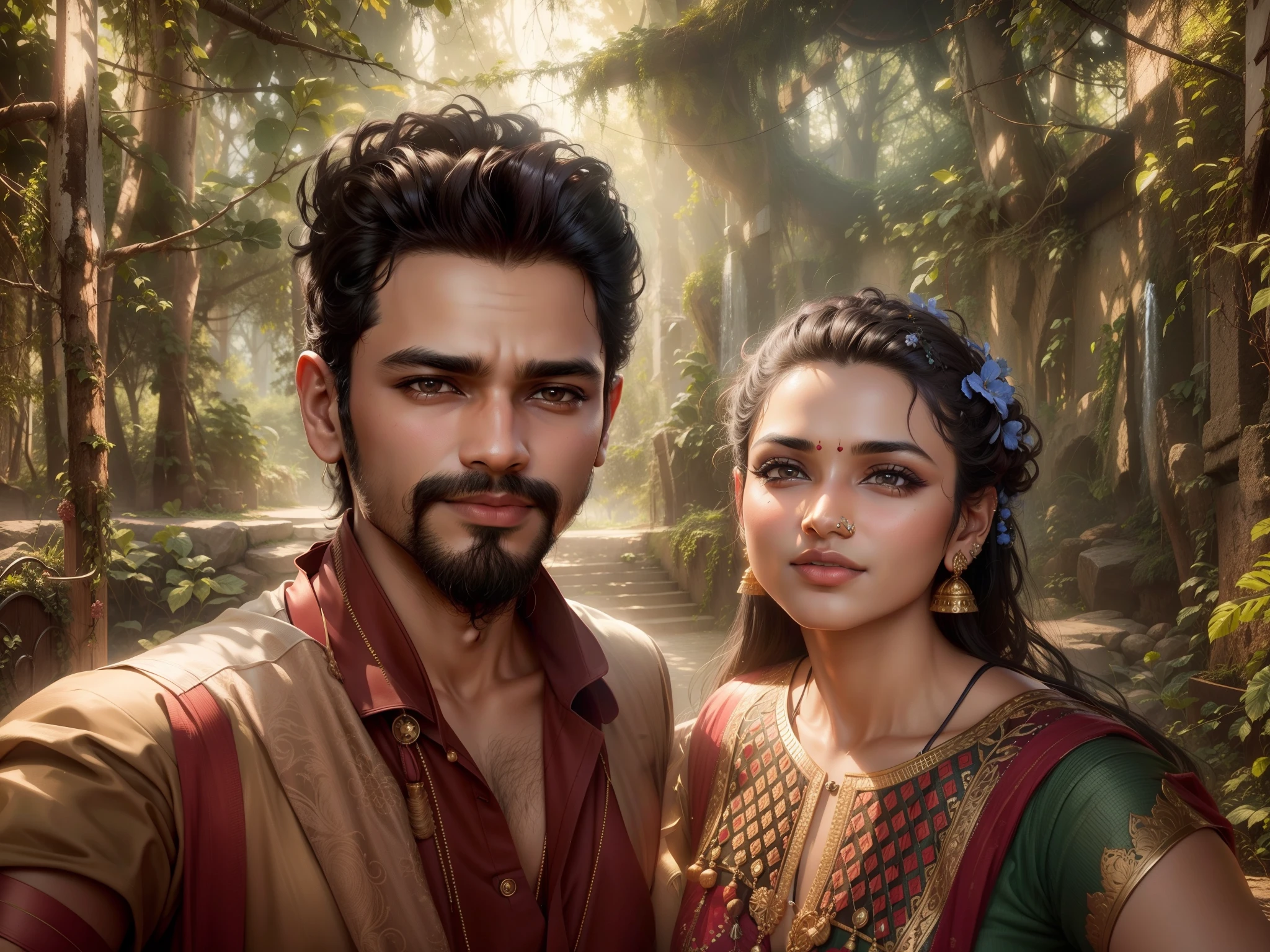 Ek andhadhundh saundarya se paripoorna ladka, our ladki jiska chehra sabhi aakarshan ko apne mein band kar leta hai."